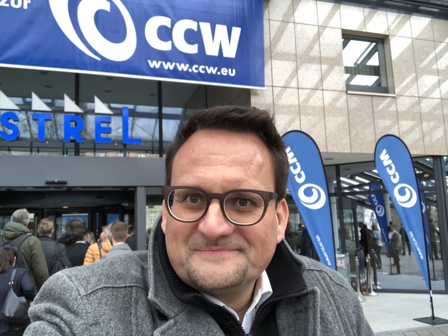 Heute bei der CCW in Berlin