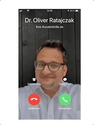 Dr. Oliver Ratajczak ruft an für eine 1-zu-1-Beratung