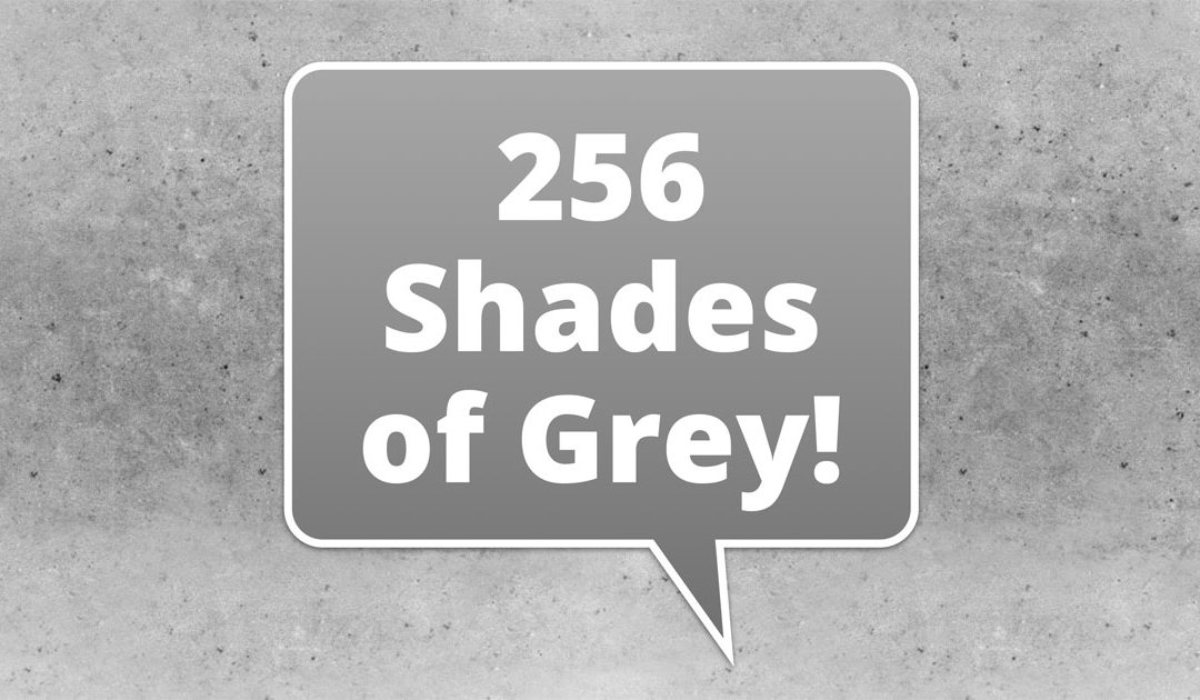 256 Shades of Grey! - Deine Schwarz-Weiß-Methode zur besseren Kommunikation! | BWK110