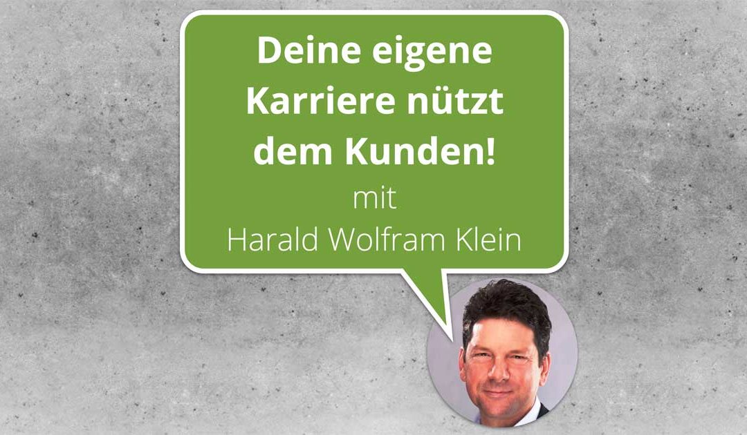 Deine eigene Karriere nützt dem Kunden! - mit Harald Wolfram Klein | BWK108